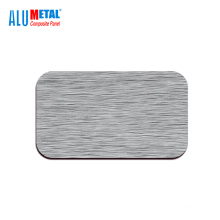 dibond panel 3mm brushed aluminum ACP exterior wall panels for building materials